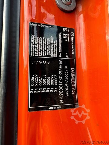 Haakarmsysteem Mercedes-Benz Actros 2845 6X2 HIAB MultiLift HAAKARM