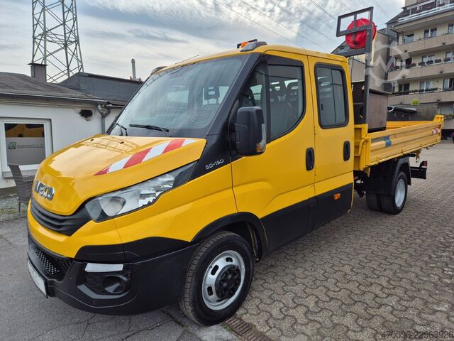 Τριαξονικό ανατρεπτικό βαν IVECO Daily Doka 50C*Kipper*Standheizung*AHK*