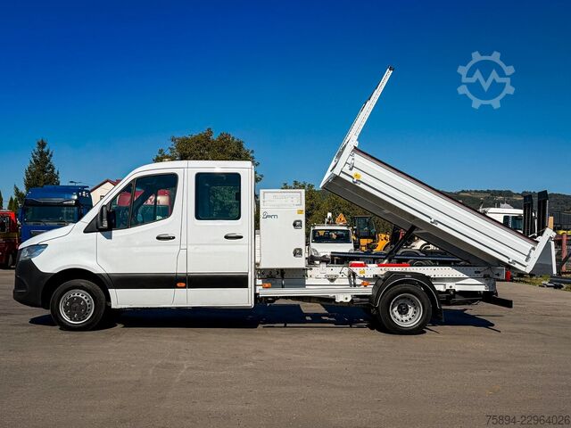 Φορτηγό ανατρεπόμενο βαν MERCEDES-BENZ Sprinter 514 CDI Kipper * Doppel Kabine!