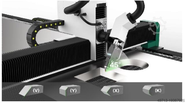 Plaatlasersnijmachine DPL Plate-8030 12/20 kW