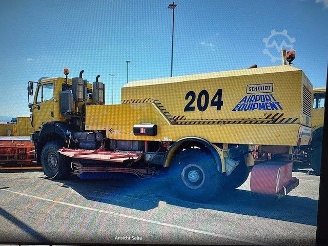 Veegmachine MERCEDES-BENZ 1838 AK 4x4, Allrad, Kehrmaschine Schmidt