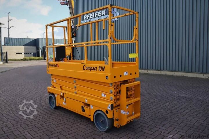 Scissor lift Haulotte Compact 10N Valid Inspection, *Guarantee! 10m Work