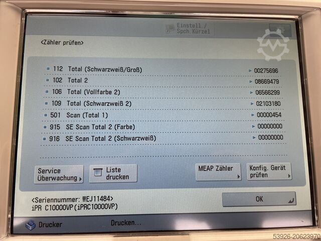 Digitale drukmachine Canon imagePRESS C10000VP inkl. Fiery, booklet finisher paper deck