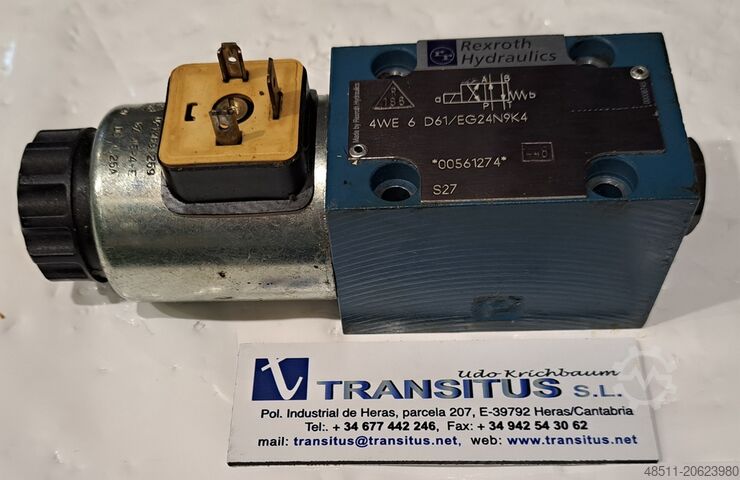 Hydraulische klep REXROTH 4WE6D61-EG24N9K4 00561274 S27