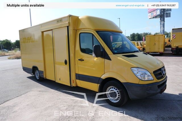 Boxvogn mercedes-benz SPRINTER 310 CDI MAXI EURO-5 KOFFER DURCHGANG REGALE KAMERA SERVICE