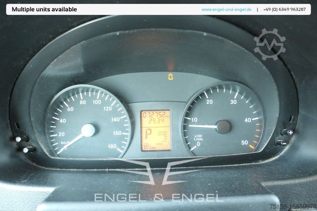 Boxvogn mercedes-benz SPRINTER 310 CDI MAXI EURO-5 KOFFER DURCHGANG REGALE KAMERA SERVICE