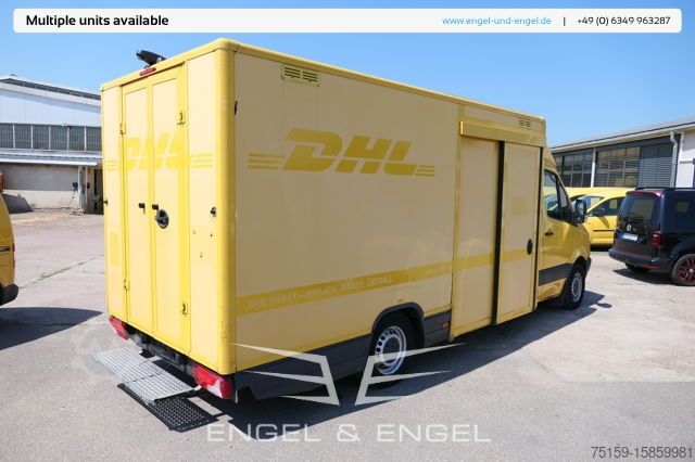 Boxvogn mercedes-benz SPRINTER 310 CDI MAXI EURO-5 KOFFER DURCHGANG REGALE KAMERA SERVICE