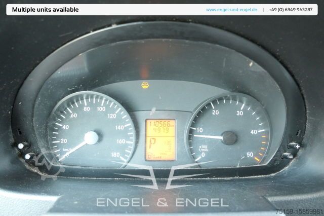 Boxvogn mercedes-benz SPRINTER 310 CDI MAXI EURO-5 KOFFER DURCHGANG REGALE KAMERA SERVICE