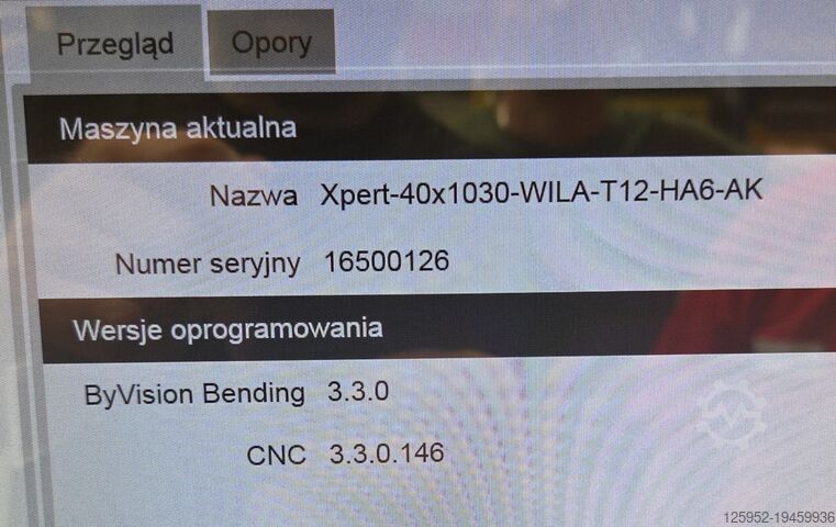 Pressa piegatrice Bystronic Xpert 40/1030