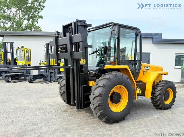 Tuff terräng gaffeltruck JCB 940 / TRIPLEX 4500 / FREE-LIFT NEW TIRES