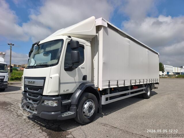 Camião plataforma com lona DAF 18.290 LF EURO 6