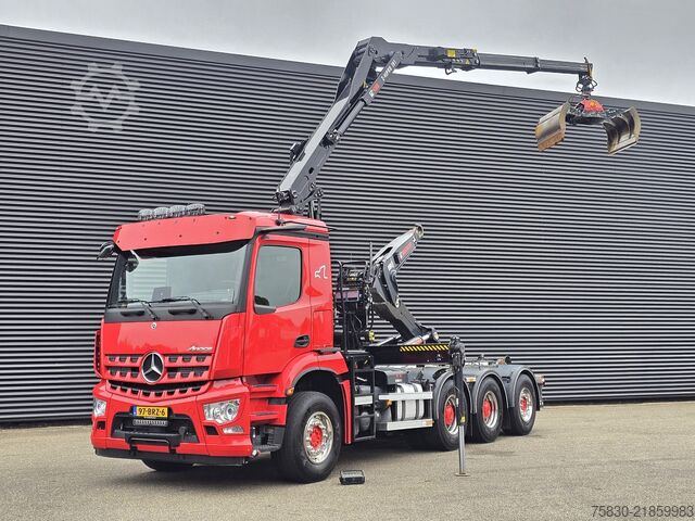 Hook arm system Mercedes-Benz AROCS 3645 8x4 / HIAB Z KRAAN + HAAKARM