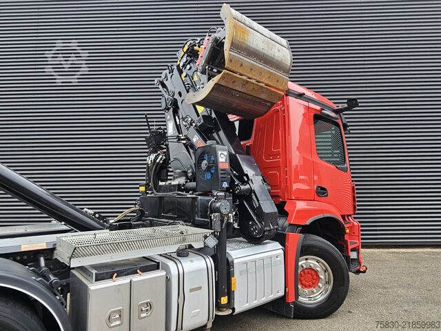 Hook arm system Mercedes-Benz AROCS 3645 8x4 / HIAB Z KRAAN + HAAKARM