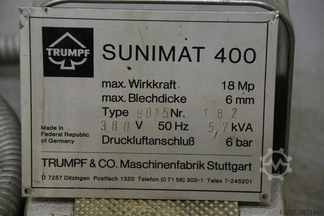 Fodskifte Trumpf Sunimat 400