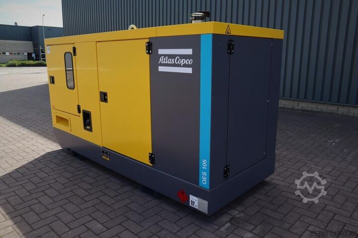 Agrega Atlas Copco QES 105 JD S3A ESF Valid inspection, *Guarantee! D