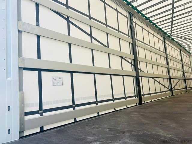 Brandalı açık yarı römork KÄSSBOHRER Kässbohrer SCS Schiebeplanen Auflieger Sofort Ve