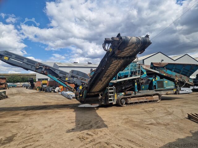 Lánctalpas szűrő üzem Powerscreen Warrior 1400X