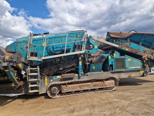 Lánctalpas szűrő üzem Powerscreen Warrior 1400X