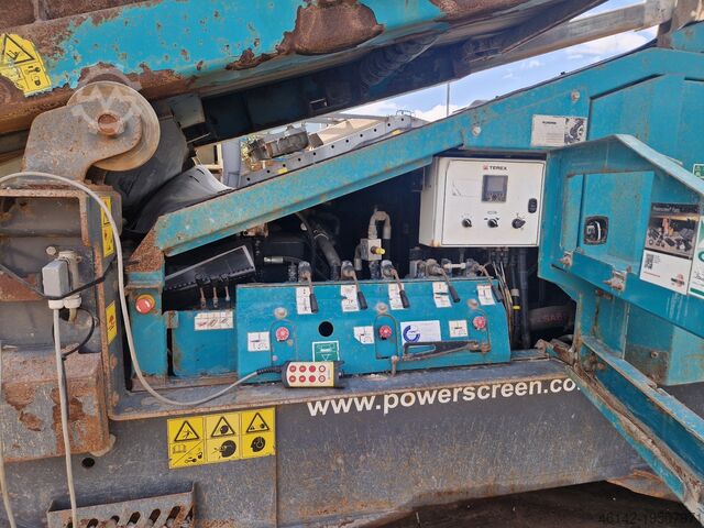 Lánctalpas szűrő üzem Powerscreen Warrior 1400X