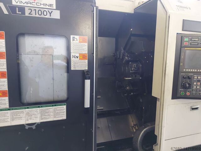 Torno CNC, con fresado y eje Y Hyundai-Wia L2100Y