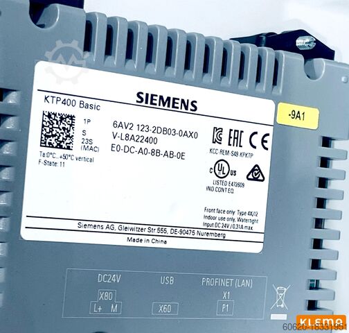 Doorstroomverwarmer met bediening Schniewindt 97/DF-100