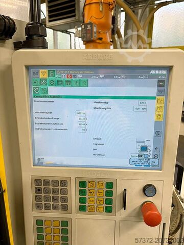 Machine de moulage par injection Arburg Allrounder 470C 1500/400