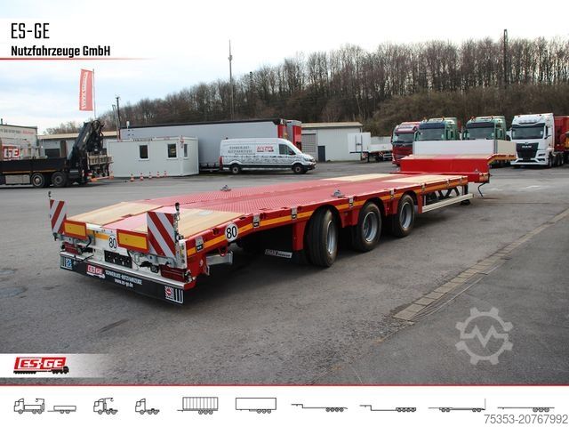 Low loader semitrailer FAYMONVILLE MAX Trailer MAX100 Semi-Tieflader