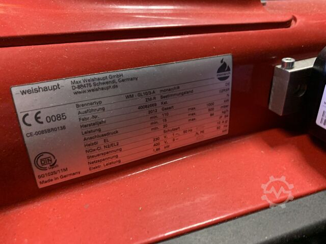 Dual fuel burner WM-GL-10-3A Weishaupt GL10/3-A Zweistoffbrenner ZM-R