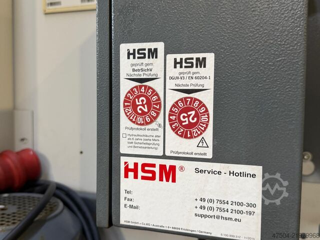 Bale press HSM V-Press 860 Plus