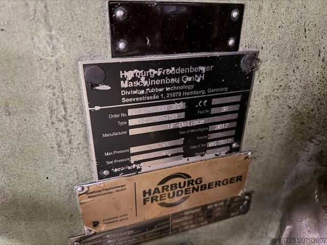 Hydraulic tire vulcanizing press Harburg-Freudenberger Maschinenbau GmbH KHP 46-150