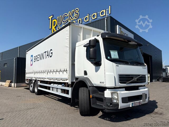 Συρόμενος μουσαμάς Volvo FE 300 + EURO 5 + 6X2 steering + MANUAL