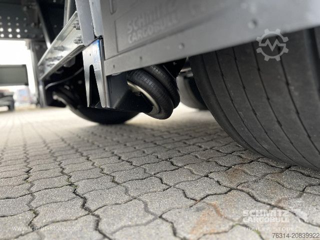 Open semitrailer with tarp Schmitz Cargobull Curtainsider Mega Getränke