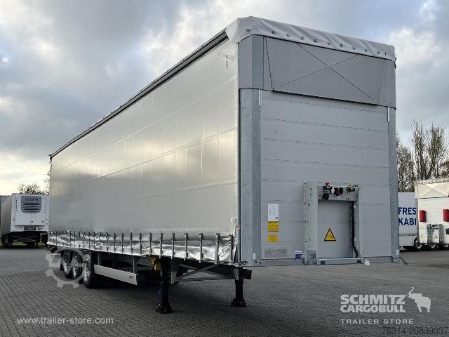 Open semitrailer with tarp Schmitz Cargobull Curtainsider Mega Getränke