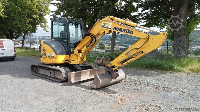 Mini Excavator  < 7t Komatsu PC55MR-5E0 with 3 buckets