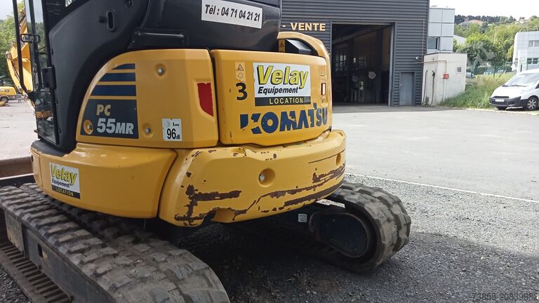 Mini Excavator  < 7t Komatsu PC55MR-5E0 with 3 buckets