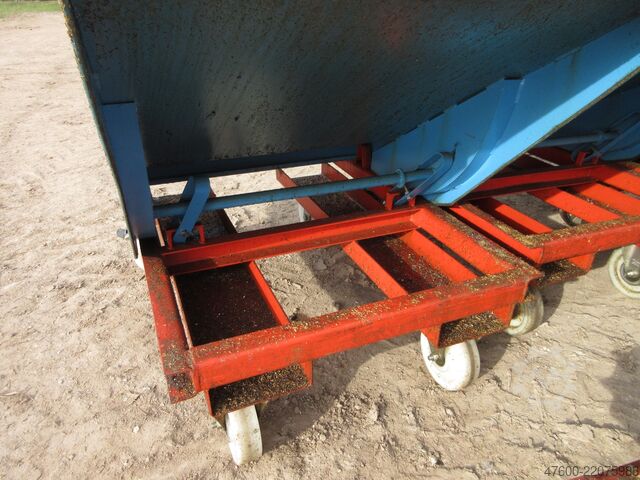 Contentor basculante, contentor basculante, caçamba basculante Bartels Spänekübel Container Späne SK 30 R Stapelkipper Muldenkipper 300L