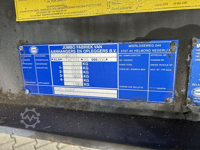 Koffer Jumbo DO 270.V1 / Box Trailer / BPW Drum / Big Heavy ...