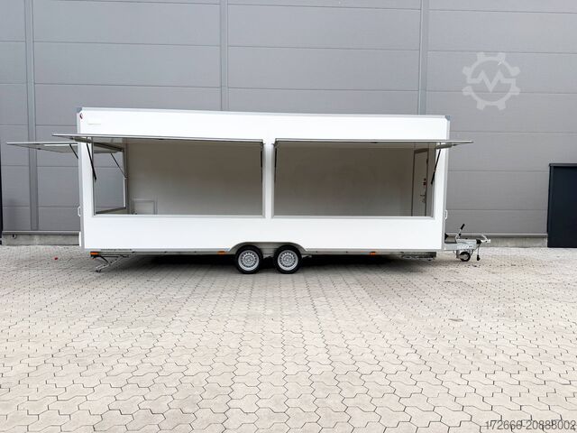 Verkoopaanhanger Blyss H27622HTN 620X223X230CM 2700KG VERKAUFSANHÄNGER | 3X VERKAUFSKLAPPE