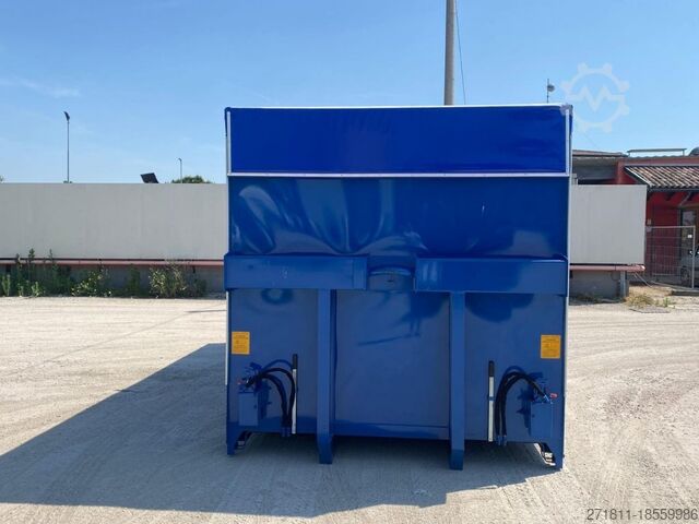 Kampós konténer CONTAINER SCARRABILE NUOVO CENTINATO CON ALZA E A