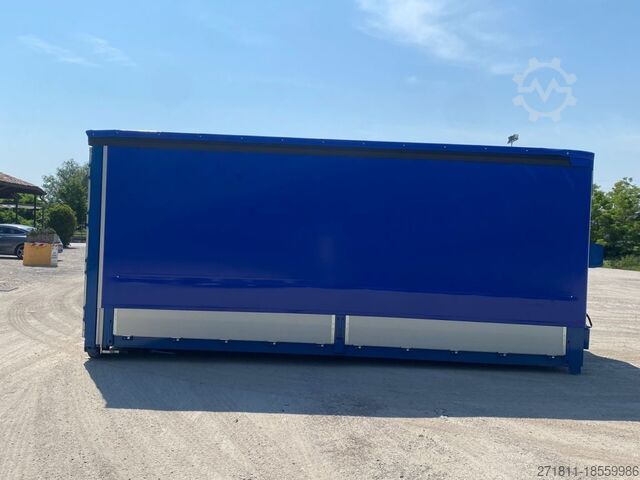 Kampós konténer CONTAINER SCARRABILE NUOVO CENTINATO CON ALZA E A