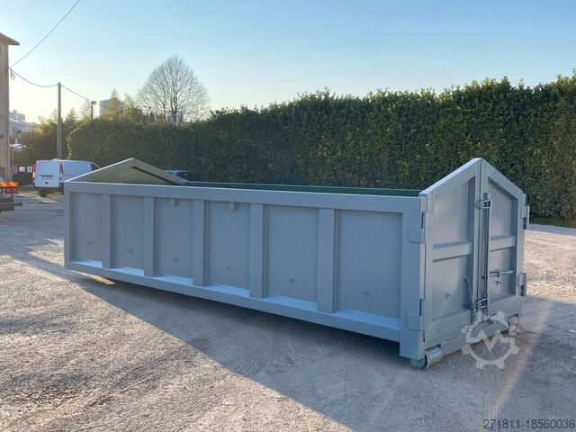 Kampós konténer CONTAINER SCARRABILE NUOVO PER INERTI CON FONDO IN