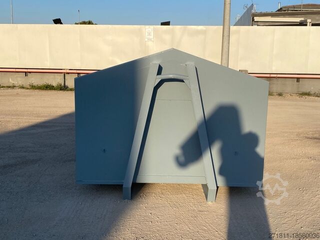 Kampós konténer CONTAINER SCARRABILE NUOVO PER INERTI CON FONDO IN