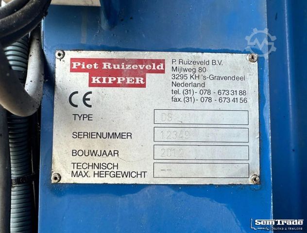 Remolque LAG M-3-24 + PIET RUIZEVELD DS LIFT AXLE 72.000 KM S