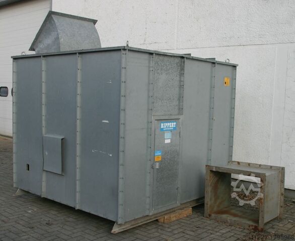 Ventilador extractor de aparas com isolamento acústico de 30 kW Rippert S80-750/630/1-Aex