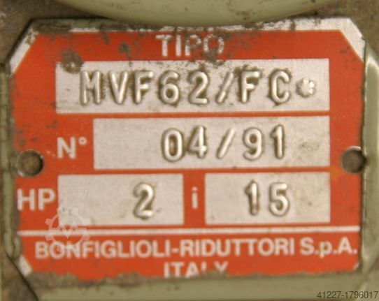 Aandrijfmotor 0,75 kW 15 omw/min FIMM 4PE80 B