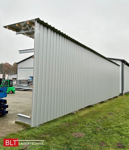 Estantería cantilever Kragarmregal mit Dach & Rückwand H:400cm Fuß + 3 Ebenen