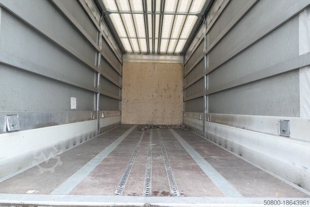 Remolque abierto con toldo Duenschede PA 18/7, Jumbo, Bordwände, Alu-Felgen