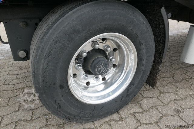 Remolque abierto con toldo Duenschede PA 18/7, Jumbo, Bordwände, Alu-Felgen