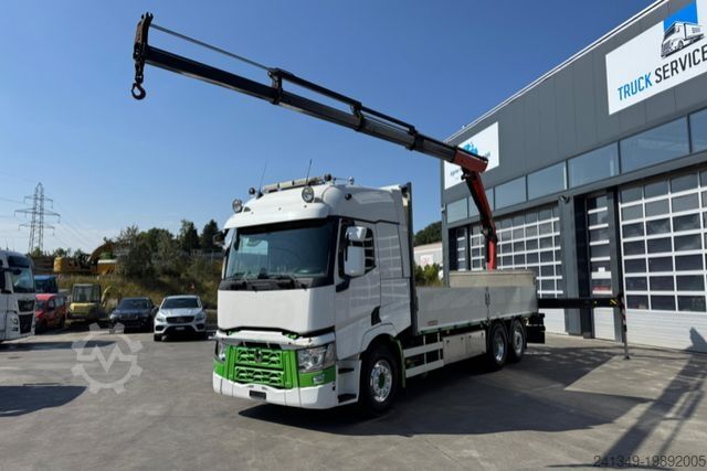 Grue montée sur camion RENAULT C480 6x2 Palfinger 18002-4