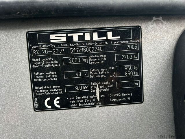 Elektrische vorkheftruck met 4 wielen Still RX 20-20